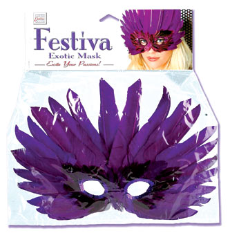 Festiva Exotic Mask Purple - Click Image to Close